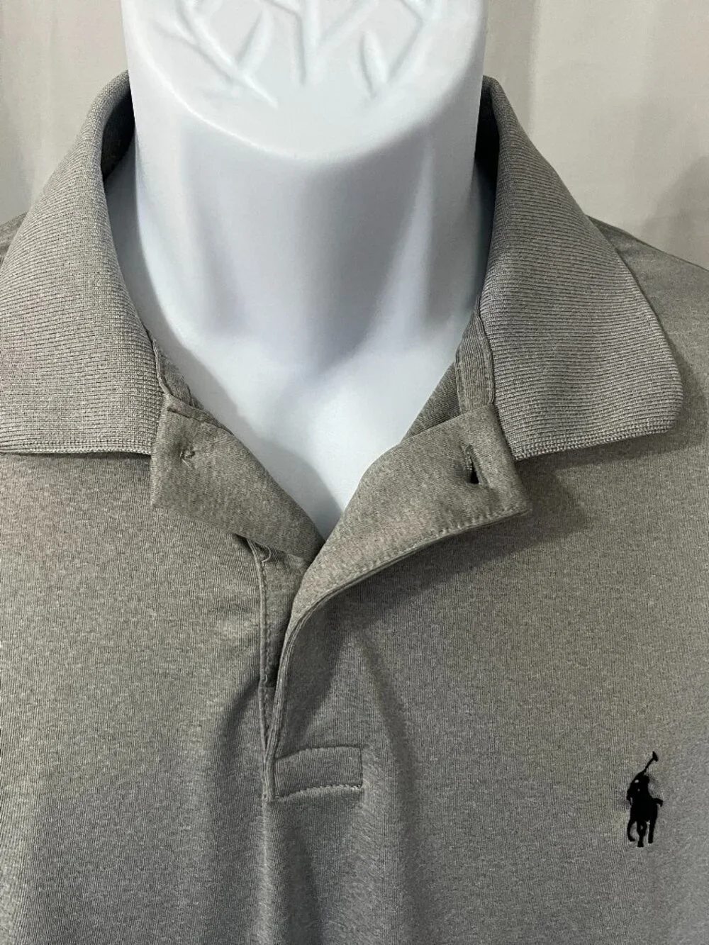 ⛳ Polo Ralph Lauren Men’s Performance Golf Polo Gray Shirt L 🏌️